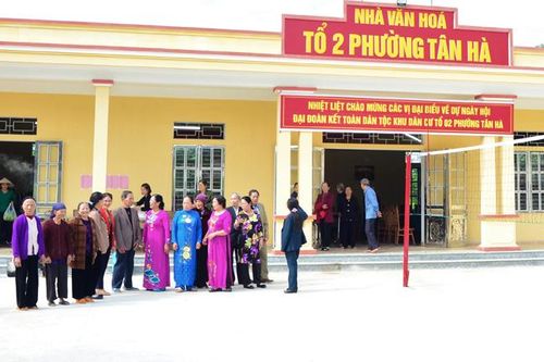 Tân Hà đoàn kết xây dựng đời sống văn hóa ở khu dân cư