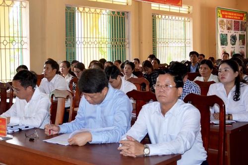 Đồng chí Phó Chủ tịch HĐND tỉnh tiếp xúc cử tri xã Trường Sinh
