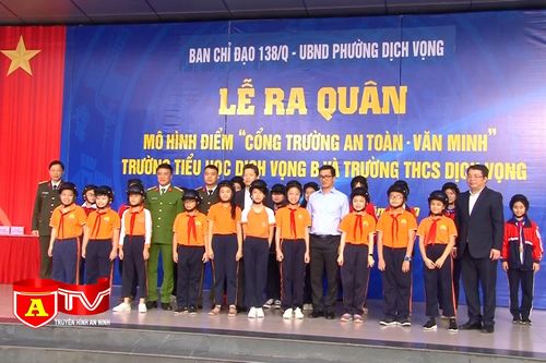 Ấn tượng mô hình điểm 'Cổng trường an toàn - văn minh'