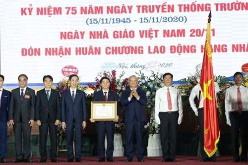 Trường ĐH Giao thông Vận tải đón nhận Huân chương Lao động hạng Nhất lần thứ ba