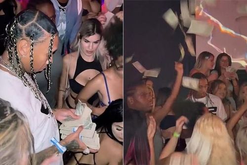 Rapper gốc Việt ném tiền trong hộp đêm mừng sinh nhật