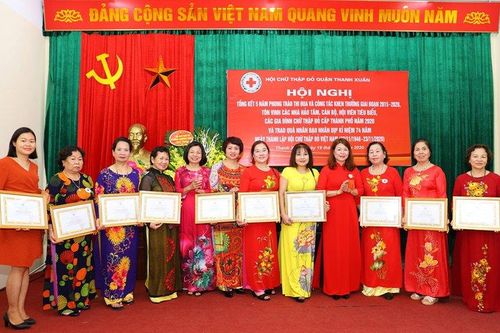 Quận Thanh Xuân: Nhiều hoạt động trong phong trào nhân đạo