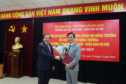 Công bố Quyết định công nhận Hội đồng Trường Đại học Sân khấu Điện ảnh Hà Nội và Học viện Múa Việt Nam