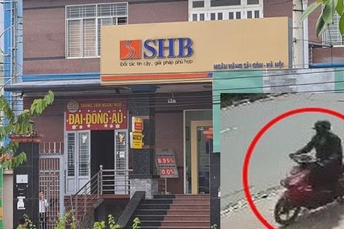 Lộ diện hình ảnh nghi phạm vụ cướp ngân hàng SHB ở Bình Dương