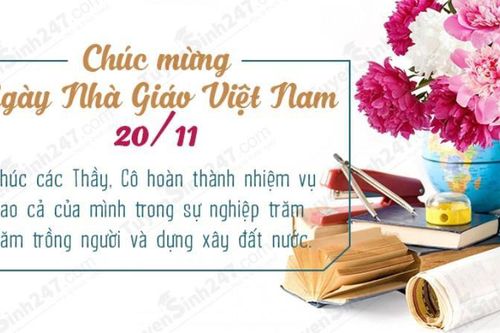Những lời chúc ngày 20/11 hay và ý nghĩa dành tặng thầy cô
