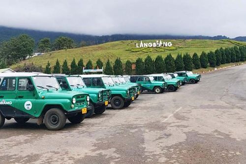 Quá đát, hơn 40 xe U-oát ở khu du lịch Langbiang bị dừng hoạt động