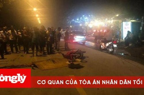 Va chạm xe máy trên phố Hà Nội, 4 người thương vong