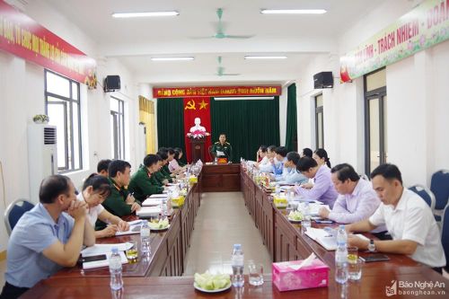 Tăng cường chỉ đạo thực hiện nhiệm vụ quân sự, quốc phòng