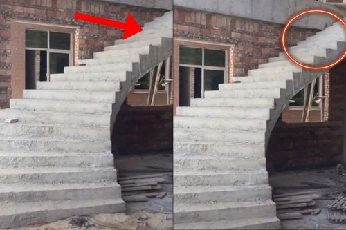 Cầu thang khiến dân mạng tranh cãi: Không dành cho người đang bế tắc, nhìn đã muốn 'đâm đầu vào tường'