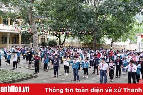 Hà Trung đẩy mạnh xây dựng môi trường học đường không khói thuốc