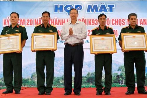 Họp mặt kỷ niệm 20 năm thành lập Đội K93