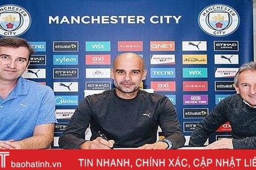 Guardiola gia hạn với Man City