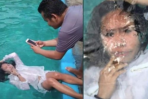 Nhờ bạn thân chụp ảnh dưới nước và cái kết của cô gái khiến dân tình 'ngậm ngùi'