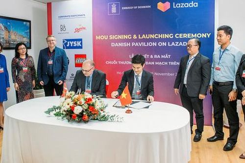 Lazada phân phối độc quyền trực tuyến nhiều thương hiệu Đan Mạch
