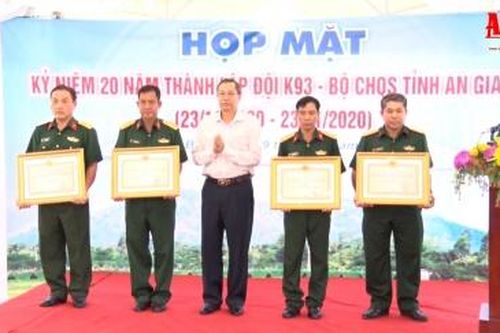 Họp mặt kỷ niệm 20 năm thành lập Đội K93