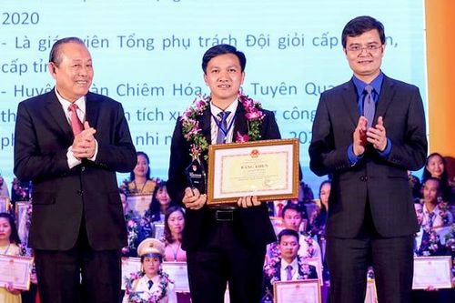 Tuyên Quang có 2 giáo viên được nhận giải thưởng Nhà giáo trẻ tiêu biểu cấp Trung ương năm 2020