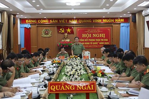 Cụm thi đua số 7 tổng kết phong trào thi đua 'Vì an ninh Tổ quốc'