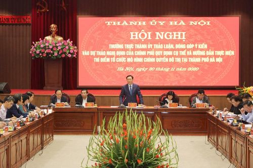 Góp ý dự thảo Nghị định của Chính phủ về thí điểm mô hình chính quyền đô thị tại Hà Nội