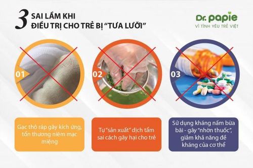3 sai lầm khi điều trị tưa lưỡi cho trẻ