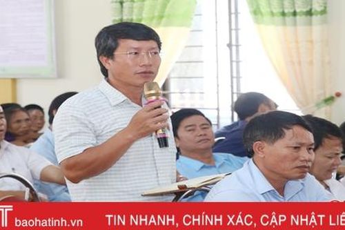 Cử tri huyện Kỳ Anh đề nghị ưu tiên nâng cấp, xây dựng các công trình hạ tầng thiết yếu