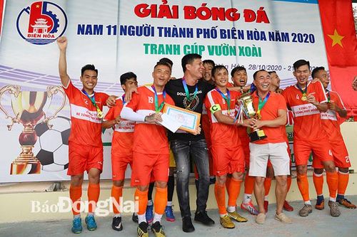 FC Quang Tâm vô địch Giải bóng đá nam 11 người TP.Biên Hòa