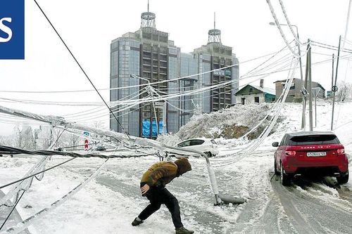 Mưa băng bất thường ở vùng Viễn Đông