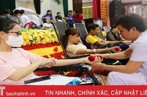 Ngày hội hiến máu ở Thạch Hà thu về 138 đơn vị máu