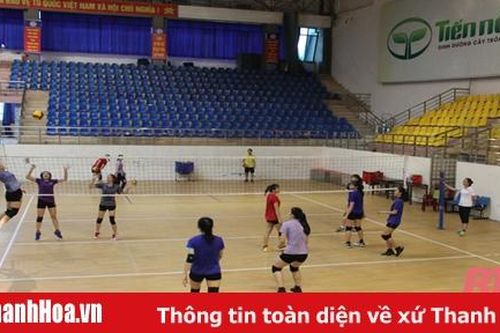 Đội bóng chuyền nữ Hải Tiến Resort Thanh Hóa chuẩn bị lực lượng cho vòng 2 giải vô địch quốc gia