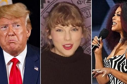 Tôn vinh Taylor Swift nhưng MC giải thưởng AMAs vẫn tranh thủ 'xỏ xiên' Tổng thống Trump