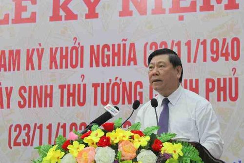Kỷ niệm 80 năm Ngày Nam Kỳ khởi nghĩa và 98 năm Ngày sinh Thủ tướng Võ Văn Kiệt