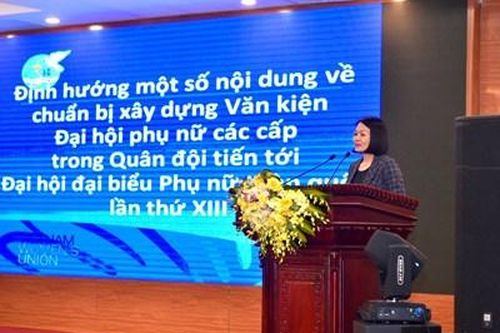 Phát huy vai trò của phụ nữ quân đội