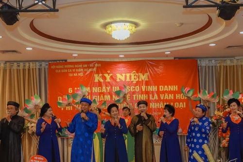 'Ở đâu có người xứ Nghệ ở đó có Dân ca Ví, Giặm...'