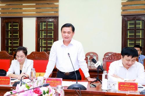 Bí thư Tỉnh ủy Thái Thanh Quý làm việc với Đoàn công tác tỉnh Hậu Giang