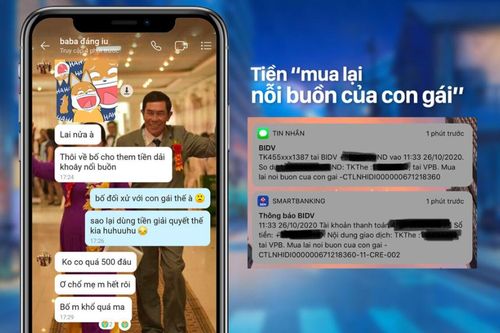 Biết con gái thất tình, cha 'chuyển khoản hết tiền cà phê tháng này' để mua lại nỗi buồn của con