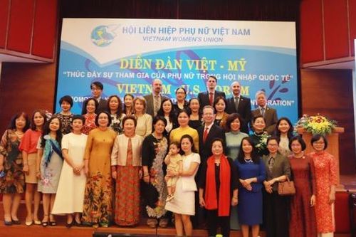 Diễn đàn Việt - Mỹ thúc đẩy sự tham gia của phụ nữ trong hội nhập quốc tế