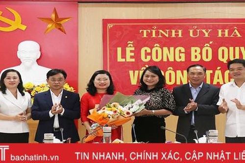 Thạch Hà có nữ Bí thư Huyện ủy mới