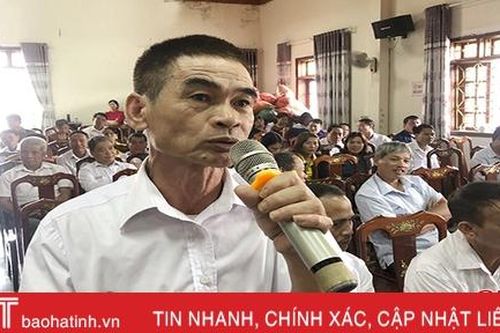 Cử tri Hương Sơn, Đức Thọ gửi tâm nguyện đến với Quốc hội, HĐND Hà Tĩnh