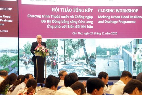 Giảm thiểu ngập úng đô thị, tăng lực thích ứng với biến đổi khí hậu
