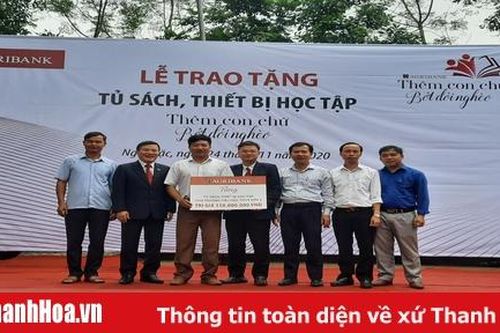 Agribank Thanh Hóa nỗ lực cho việc 'thêm con chữ, bớt đói nghèo'
