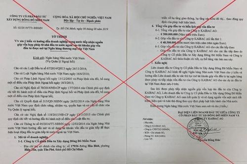 Bẫy lừa từ thư xin tiếp nhận vốn hàng nghìn tỷ đồng