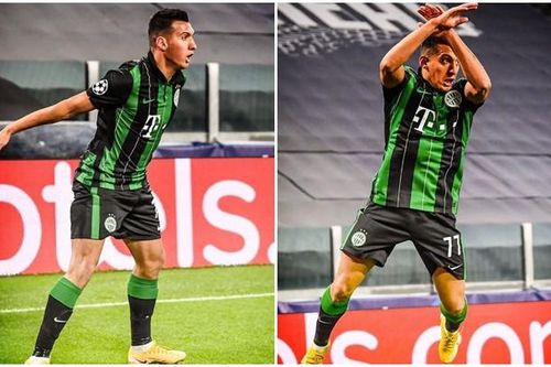 Cầu thủ vô danh ăn mừng như Ronaldo ngay trên sân Juventus