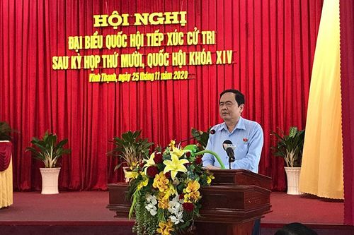 Đồng chí Trần Thanh Mẫn tiếp xúc cử tri TP Cần Thơ