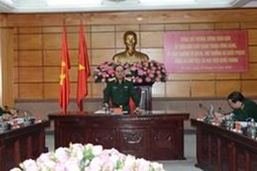 Thượng tướng Trần Đơn thăm và làm việc tại Học viện Quốc phòng