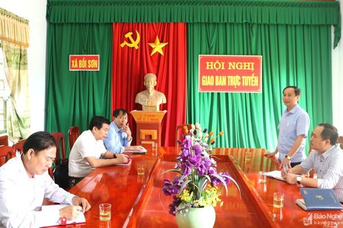 Báo Nghệ An kiểm tra tình hình thực hiện quy chế dân chủ cơ sở tại huyện Đô Lương