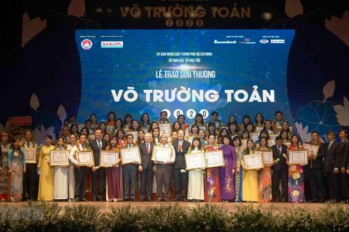 TP.HCM: Trao giải thưởng Võ Trường Toản cho 50 nhà giáo tiêu biểu