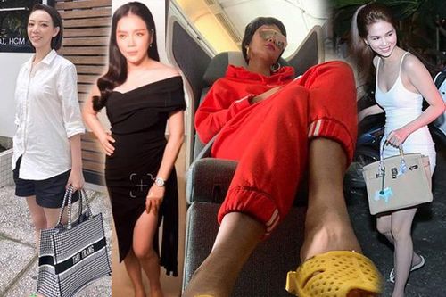 Đâu riêng Lý Nhã Kỳ, loạt mỹ nhân diện đồ hàng hiệu nhưng lại xỏ dép vài chục nghìn