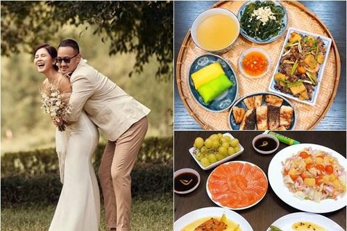 Cô dâu nổi tiếng có đám cưới hôm nay: Làm 'anh nhà' tăng 10kg vì nấu ăn quá ngon