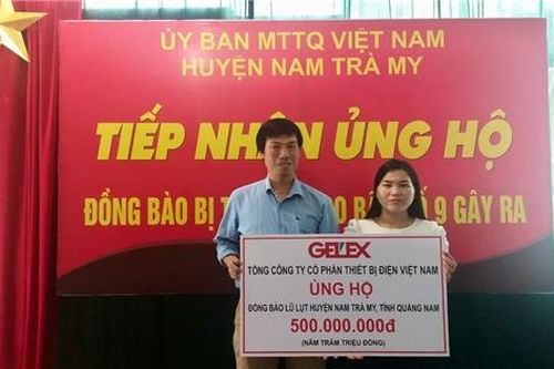 Gelex tiếp tục hỗ trợ người dân vùng lũ tại Quảng Nam