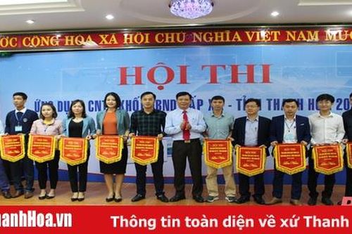 Hội thi ứng dụng CNTT cho cán bộ, công chức cấp xã tỉnh Thanh Hóa