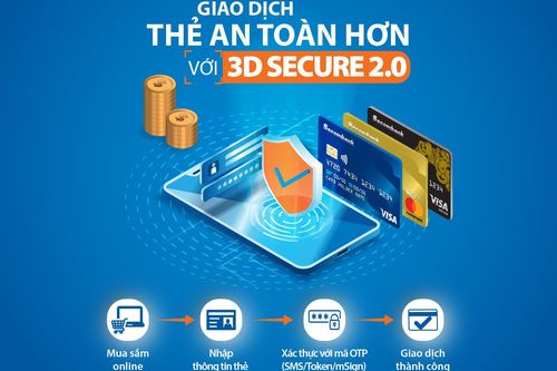 Sacombank nâng cấp công nghệ bảo mật thanh toán trực tuyến